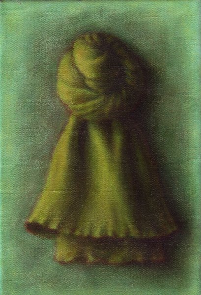 green darling (2004) oil on linen, 30 x 20cm