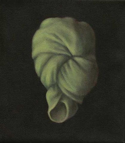 open secret - green (2006) oil on linen, 30 x 20cm