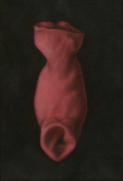 open secret - red (2006) oil on linen, 30 x 20cm